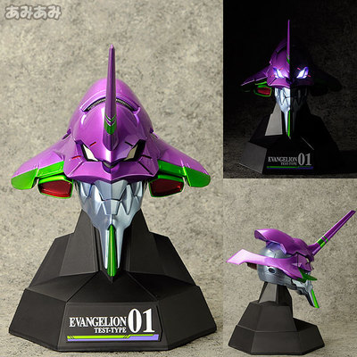 eva 初号机 发光 头像 头雕 34cm 日版 防恶拍写 预订