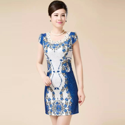 复古旗袍裙2015新款夏装时尚改良中式短款日
