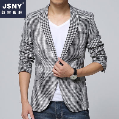 2015新款春装英伦小西装男青年韩版潮流修身