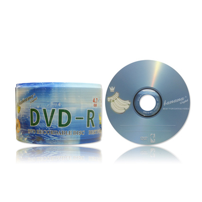 包邮 香蕉DVD刻录盘 dvd空白光盘 简装DVD光