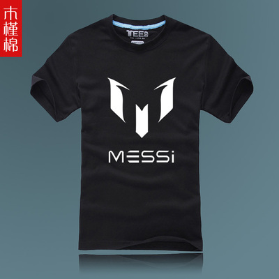 2015欧冠冠军t恤 巴萨夺冠t恤 梅西内马尔纯棉