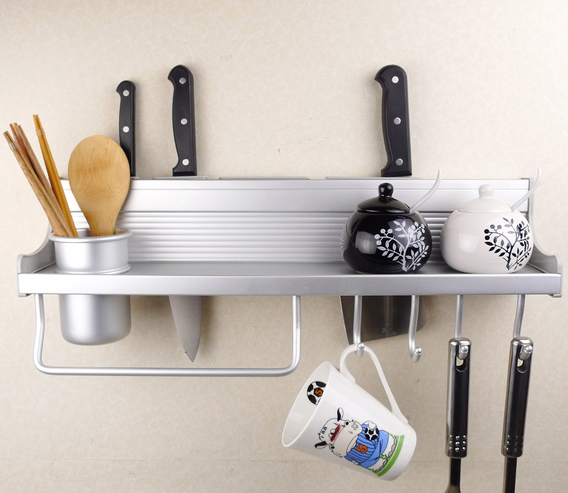 厨房挂件 太空铝 厨房置物架 挂件 挂架刀架 厨房 用品特价促销商品