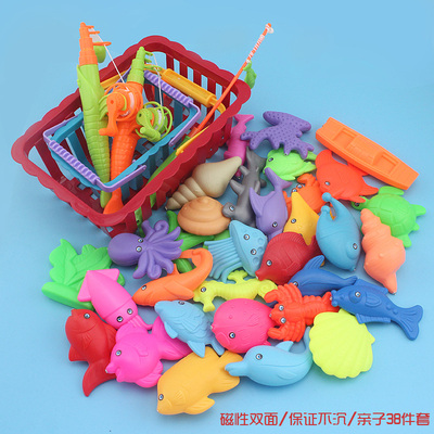 儿童小猫钓鱼玩具 宝宝小孩2岁一岁半 戏水益