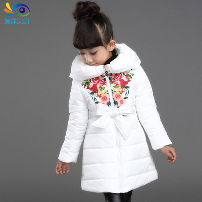 儿童装女童冬装外套3到4岁5至6周小孩棉衣服