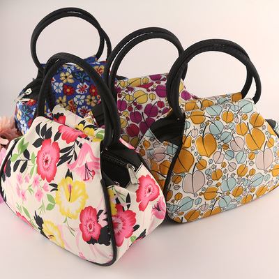 2015新款韩版小手提包布包时尚印花女士包包